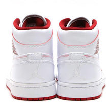 Load image into Gallery viewer, Nike Air Jordan 1 Mid White Red Shoes Basketball Men