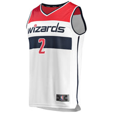 Load image into Gallery viewer, Youth Fanatics Branded John Wall White Washington Wizards Fast Break Replica Jersey  Association Edition White