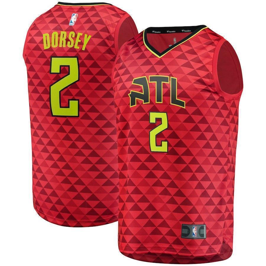 Tyler Dorsey Atlanta Hawks Jersey  Statement Edition  Red
