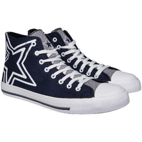 Men's Dallas Cowboys Big Logo High Top Sneakers