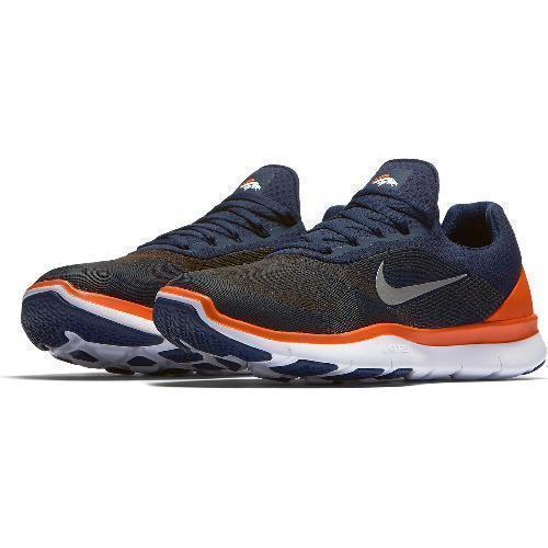 Men's Denver Broncos Nike Navy Free Trainer V7 Collection Shoes