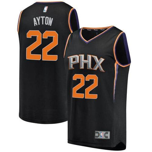 Nba Phoenix Suns Deandre Ayton Fanatics Replica Jersey  Black