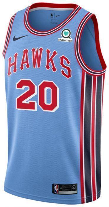 Collins Hardwood Classics Swingman Atlanta Hawks  Blue