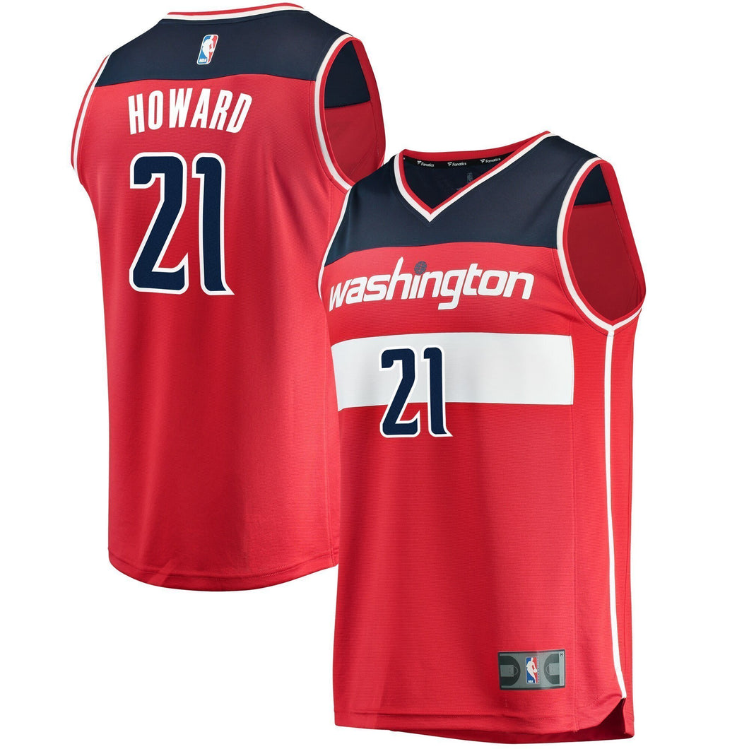 Youth Fanatics Branded Dwight Howard Red Washington Wizards Fast Break Replica Jersey  Icon Edition Red