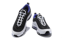 Load image into Gallery viewer, Nike Air Max 97 Black White Blue Shoes Sale Size US 7, 8, 8.5, 9, 10, 11