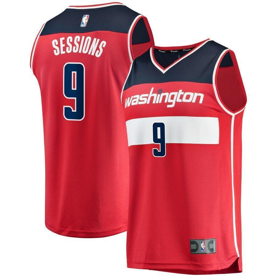 Youth Fanatics Branded Ramon Sessions Red Washington Wizards Fast Break Player Jersey  Icon Edition  Red