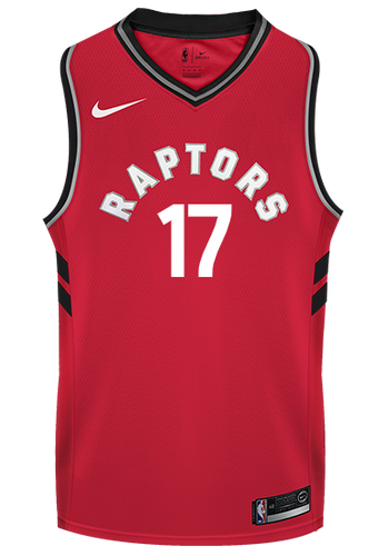 Raptors Men's Swingman Icon Mandarin Jersey  Lin  Red