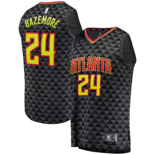 Kent Bazemore Atlanta Hawks Jersey  Icon Edition  Black