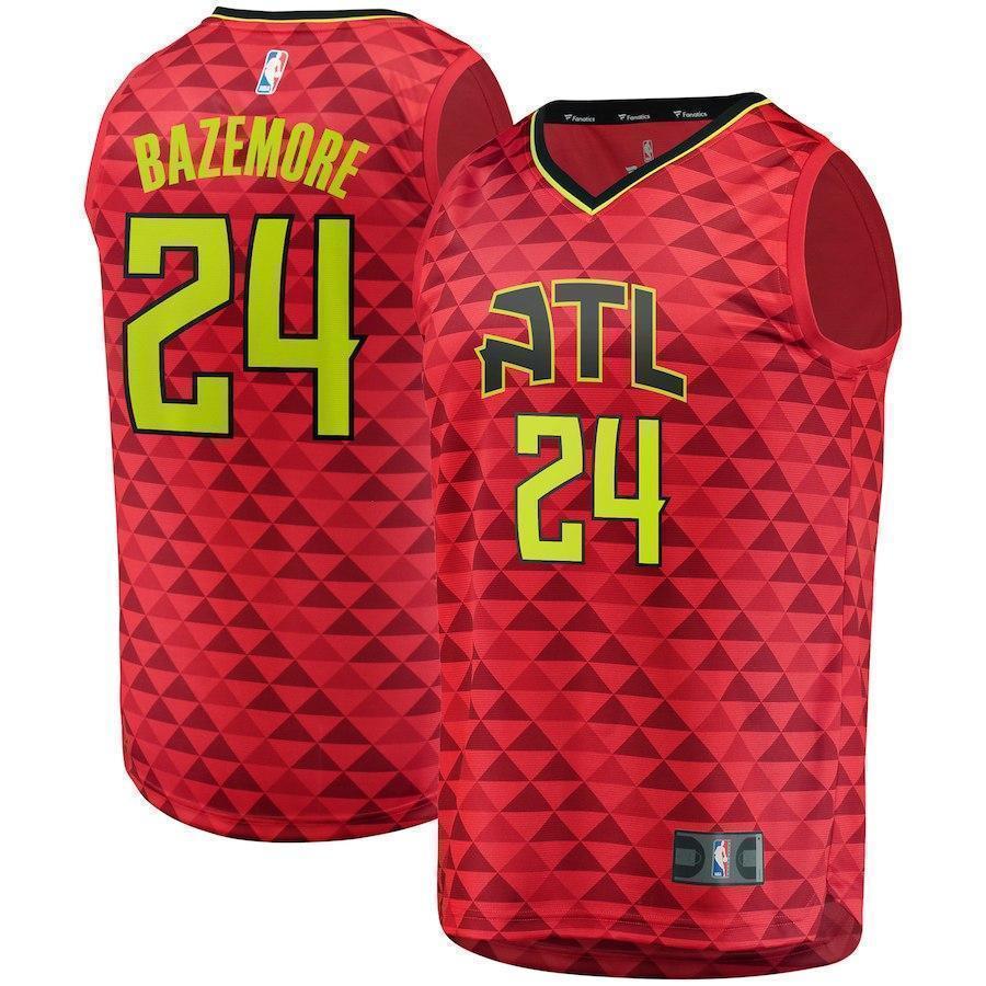 Kent Bazemore Atlanta Hawks Jersey  Statement Edition  Red