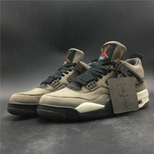 Load image into Gallery viewer, Nike Air Jordan 4 Retro Travis Scott Dark Mocha Sail Cool Grey Vred Men Shoes Sale