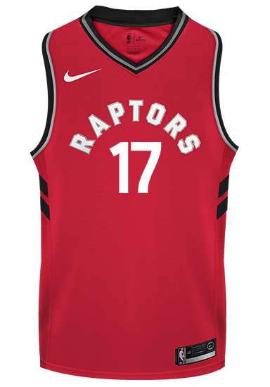 Raptors Adult Swingman Icon Jersey  Lin  Red