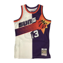 Load image into Gallery viewer, Nba Phoenix Suns Steve Nash Mitchell &amp; Ness Split Retro Swingman Jersey  White
