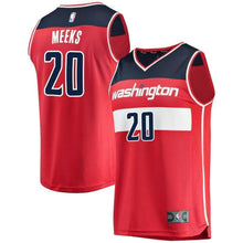 Load image into Gallery viewer, Youth Fanatics Branded Jodie Meeks Red Washington Wizards Fast Break Player Jersey  Icon Edition  Red