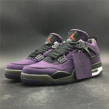 Load image into Gallery viewer, Nike Air Jordan 4 Retro Travis Scott Purple Dynasty Var Red Black Men Shoes Sale