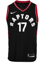 Load image into Gallery viewer, Raptors Adult Swingman Statement Jersey  Lin  Black