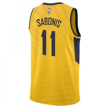 Load image into Gallery viewer, Sabonis Indiana Pacers Statement Swingman Jersey  Gold