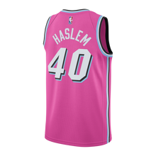 Load image into Gallery viewer, Udonis Haslem Nike Sunset Vice Swingman Jersey  Pink