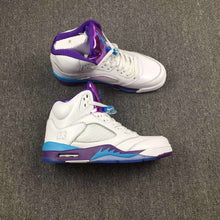 Load image into Gallery viewer, Nike Air Jordan 5 White Blue Purple Men Shoes Sale