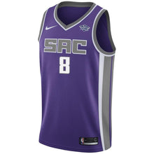 Load image into Gallery viewer, Men&#39;s Nike Bogdan Bogdanovic Purple Sacramento Kings Swingman Sponsor Patch Jersey  Icon Edition
