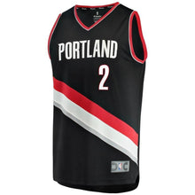 Load image into Gallery viewer, Wade Baldwin IV Portland Trail Blazers Fast Break Team Color Player Jersey  Icon Edition  Black