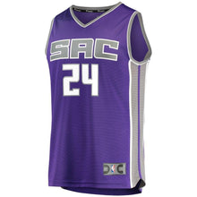 Load image into Gallery viewer, Men&#39;s Fanatics Branded Buddy Hield Purple Sacramento Kings Fast Break Jersey  Icon Edition