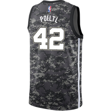 Load image into Gallery viewer, Poeltl San Antonio Spurs Men&#39;s Nike  City Edition Swingman Personalized Jersey  Navy