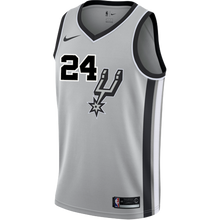 Load image into Gallery viewer, Hilliard San Antonio Spurs Men&#39;s Nike  Statement Edition Swingman Personalized Jersey   Grey