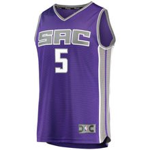 Load image into Gallery viewer, Men&#39;s Fanatics Branded De&#39;Aaron Fox Purple Sacramento Kings Fast Break Jersey  Icon Edition