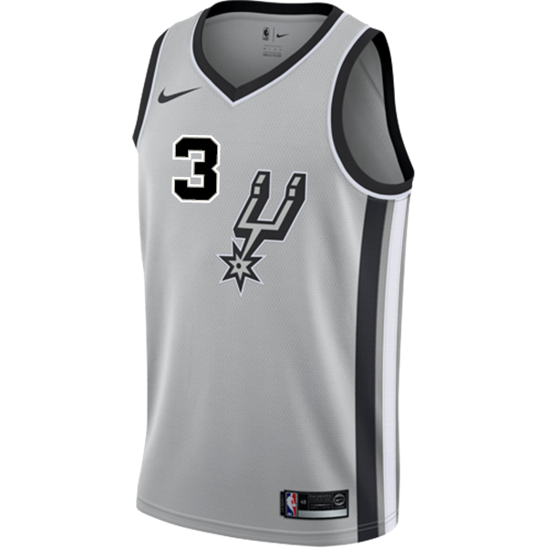 Paul San Antonio Spurs Men's Nike  Statement Edition Swingman Personalized Jersey   Grey