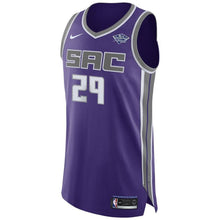 Load image into Gallery viewer, Men&#39;s Nike JaKarr Sampson Purple Sacramento Kings Authentic Sponsor Patch Jersey – Icon Edition