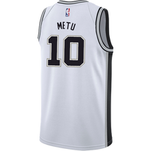 Load image into Gallery viewer, Metu San Antonio Spurs Men&#39;s Nike Custom Personalized Icon Swingman Jersey  White