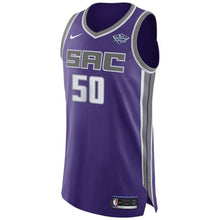 Load image into Gallery viewer, Men&#39;s Nike Zach Randolph Purple Sacramento Kings Authentic Sponsor Patch Jersey – Icon Edition