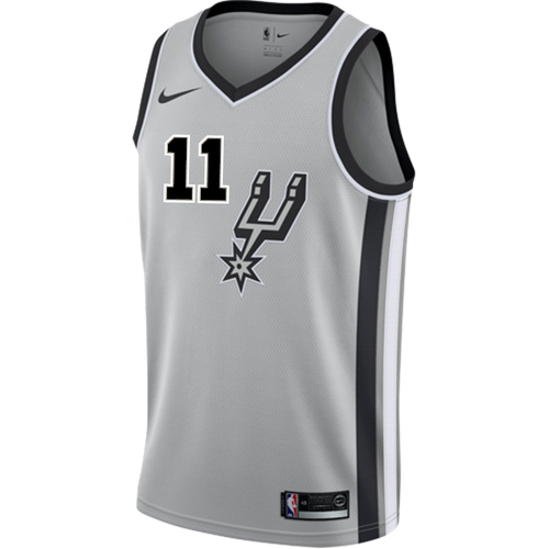 Forbes San Antonio Spurs Men's Nike  Statement Edition Swingman Personalized Jersey   Grey