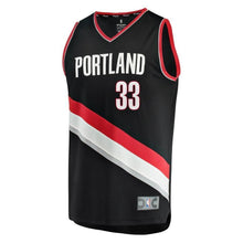 Load image into Gallery viewer, Zach Collins Portland Trail Blazers Fast Break Player Jersey  Icon Edition  Black