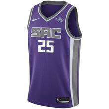 Load image into Gallery viewer, Men&#39;s Nike Justin Jackson Purple Sacramento Kings Swingman Sponsor Patch Jersey  Icon Edition