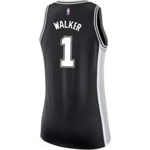 Load image into Gallery viewer, Walker San Antonio Spurs Women&#39;s Nike Custom Personalized Icon Swingman Jersey  Black