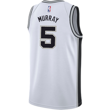 Load image into Gallery viewer, Murray San Antonio Spurs Men&#39;s Nike Custom Personalized Icon Swingman Jersey  White