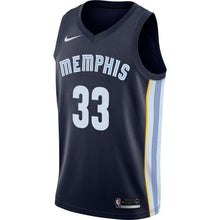 Load image into Gallery viewer, Men&#39;s Nike Marc Gasol Memphis Grizzlies Swingman Jersey  Icon Edition  Navy