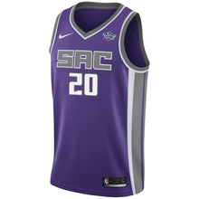 Load image into Gallery viewer, Men&#39;s Nike Harry Giles Purple Sacramento Kings Swingman Sponsor Patch Jersey  Icon Edition