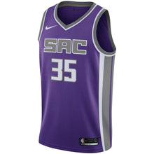 Load image into Gallery viewer, Men&#39;s Nike Marvin Bagley III Purple Sacramento Kings Swingman Jersey