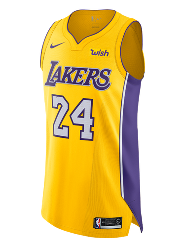 Los Angeles Lakers Kobe Bryant Icon Authentic Jersey  Gold