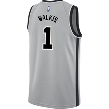 Load image into Gallery viewer, Walker San Antonio Spurs Men&#39;s Nike  Statement Edition Swingman Personalized Jersey   Grey