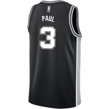 Load image into Gallery viewer, Paul San Antonio Spurs Men&#39;s Nike Custom Personalized Icon Swingman Jersey  Black