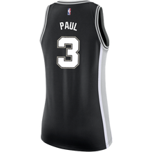 Load image into Gallery viewer, Paul San Antonio Spurs Women&#39;s Nike Custom Personalized Icon Swingman Jersey  Black