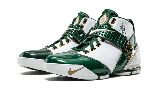 Nike Zoom Lebron 5 White/white-mtllc Gold-dp Frst