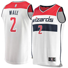 Load image into Gallery viewer, Youth Fanatics Branded John Wall White Washington Wizards Fast Break Replica Player Jersey  Association Edition  White