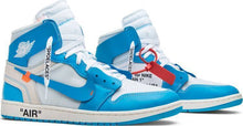 Load image into Gallery viewer, OFF-WHITE x Air Jordan 1 Retro High OG &#39;UNC&#39; Shoes Basketball Men Sale Size US 7, 8, 8.5, 9, 10, 11
