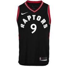 Load image into Gallery viewer, Raptors Adult Swingman Statement Jersey  Ibaka  Black