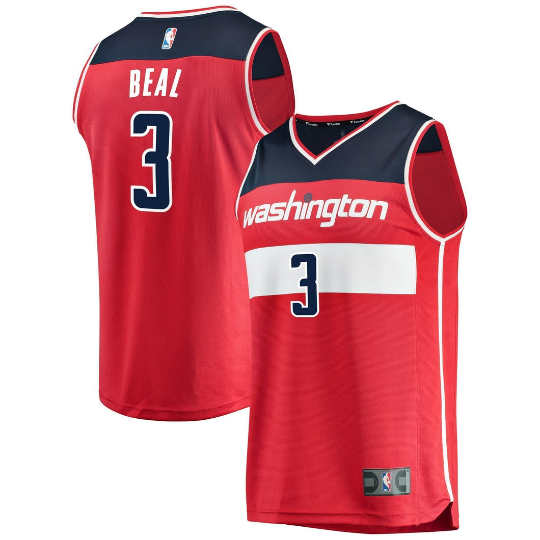 Youth Fanatics Branded Bradley Beal Red Washington Wizards Fast Break Player Jersey  Icon Edition Red