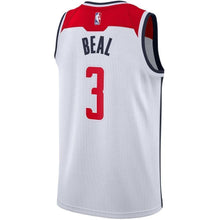 Load image into Gallery viewer, Men&#39;s Nike Bradley Beal White Washington Wizards Swingman Sponsor Patch Jersey  Association Edition  White